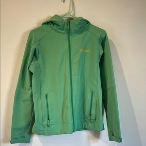 Patagonia Green Utility Jacket with Fitted Hood